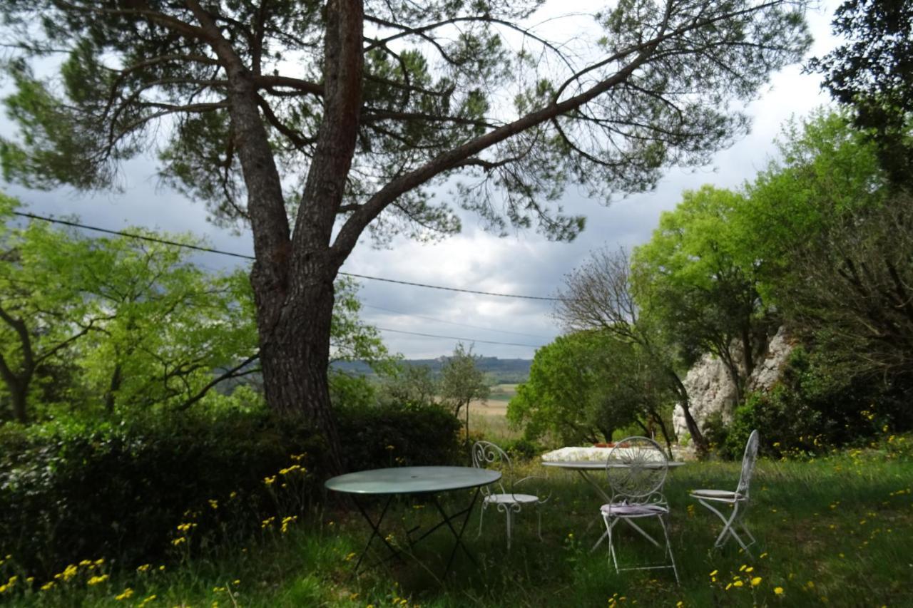 Mas En Pierres Seches Avec Piscine Villa Lussan  Exterior photo